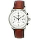 thumbnail image 1 of Reloj Zeppelin para Hombre de 100 Yardas con Correa de Cuero y Esfera Blanca de Cuarzo 86761, 1 of 3