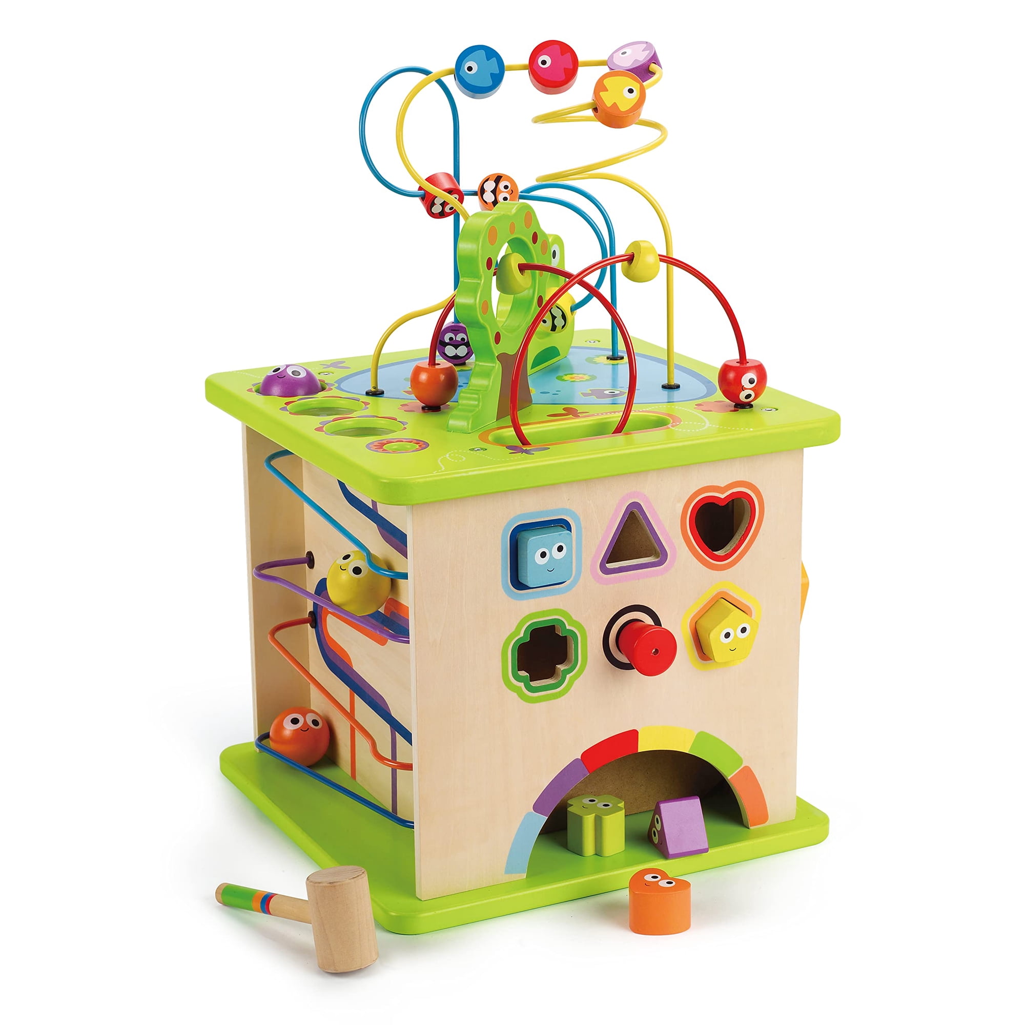 Hape - Activity Play Cube Country Critters Para Niños Pequeños