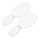 thumbnail image 1 of Archivo de pie de vidrio de 2 piezas en forma de 8 lados áspero y liso eliminador de calus pies tacón scrubber raspador de piel muerta pumice piedra herramientas profesionales de pedicura pa, 1 of 3