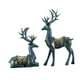 thumbnail image 3 of 2 Uds Figuritas De Renos Estatuas De Ciervos De Resina Para Decoración Del Hogar Regalo Azul, 3 of 3