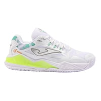 Zapatilla Pádel Mujer Spin 24 Blanco Verde Joma