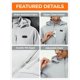 thumbnail image 2 of Chaqueta térmica ORORO para mujer, 5 zonas, gris, talla L, 2 of 6
