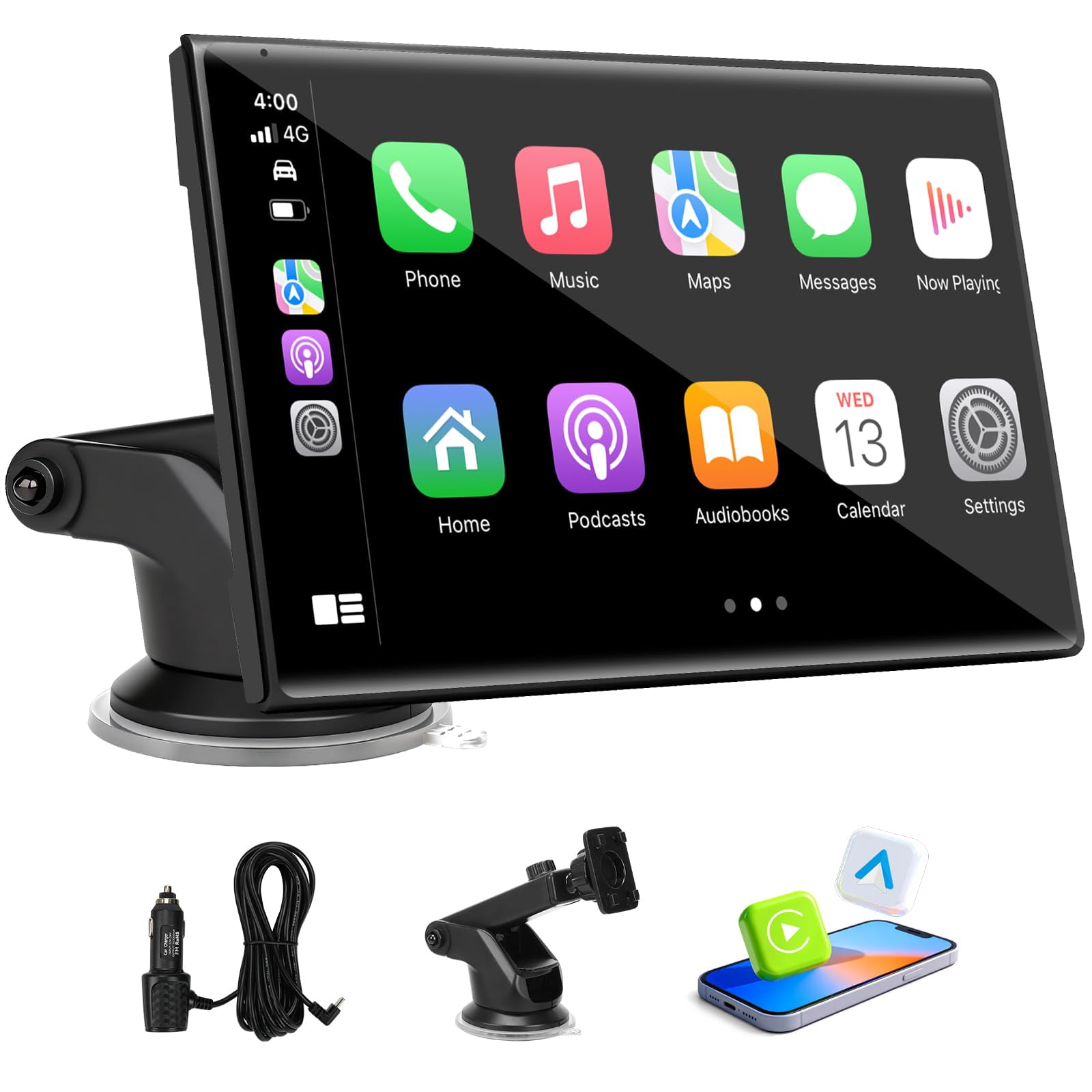 Pantalla Carplay Eljbelg De 7 Pulgadas Inalámbrica Apple Carplay Y Android Auto