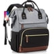 thumbnail image 1 of Mochila Focdod para portátil con cargador USB impermeable de 17 pulgadas para mujer, 1 of 5