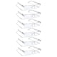 thumbnail image 1 of Gafas de lectura Boost Eyewear, paquete de 6, transparentes, con medio borde, 2,50, 1 of 6