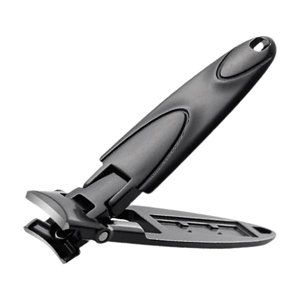 Ioensy - Cortauñas De Acero Inoxidable Herramienta De Manicura Para Viajes Al Aire Libre Negro