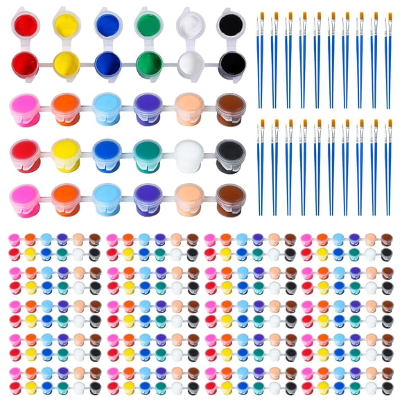Set De Pintura Acrílica Mini Para Niños Paquete De 25 12 Colores