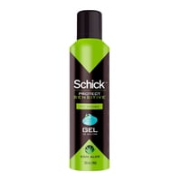 Gel De Afeitar Piel Sensible Con Aloe Vera Spray 200 Ml Schick