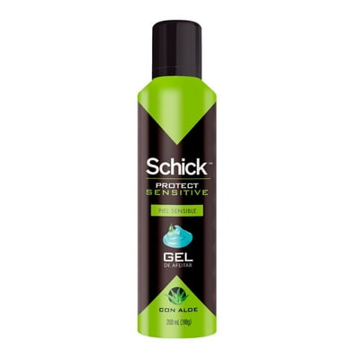 Gel De Afeitar Piel Sensible Con Aloe Vera Spray 200 Ml Schick