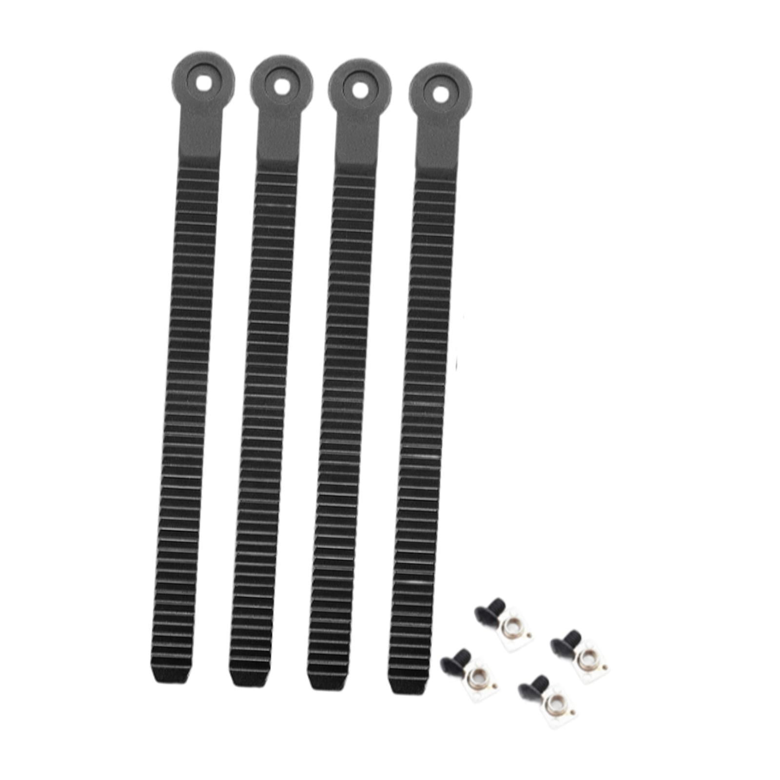 Magideal - Correas De Tobillo Para Snowboard, Piezas De Fijación, Correa Para Patín En Línea, Correas De Escalera Ligeras, Repuesto Para Zapatos De Patines Sobre 4 Piezas
