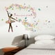 thumbnail image 3 of Fairy Girl & Butterfly Wall Stickers, Removable Wall Stickers For Living Room, Bedroom, Room Wall Decals, 3 of 4