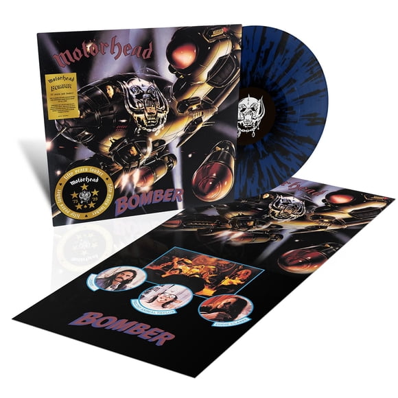 LP de vinilo Bomber (50 aniversario) Azul oscuro/Black Splatter