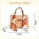 thumbnail image 4 of Bolso de mano de moda para mujer, diseño de bufanda de seda, mini bolso de cadena, bolso bandolera de hombro., 4 of 5