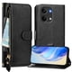 thumbnail image 4 of FOXDOCK Funda Tipo Cartera para Huawei Pura 80 Pro Cuero PU con Cremallera y Correa de Muñeca, Ranuras para Tarjetas, Soporte Plegable, Cierre Magnético, 4 of 5