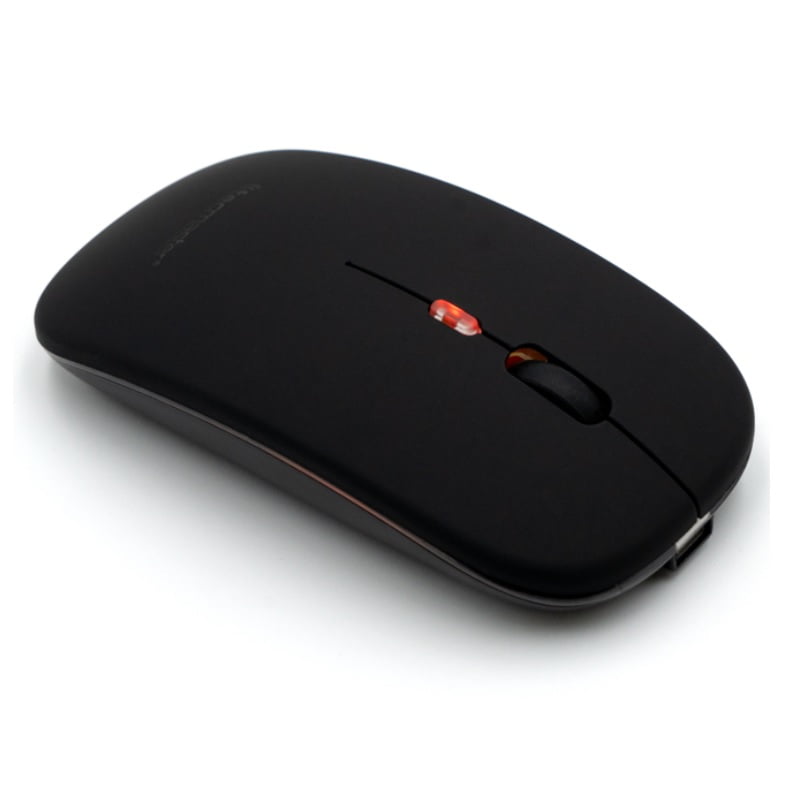 Mouse Dual Recargable Inalámbrico Bluetooth Tecmaster Negro