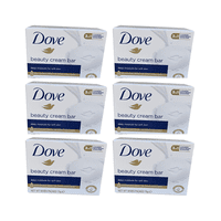 Pack 6 Jabónes Dove En Barra Beauty Cream 75G Limpieza E Hidratación