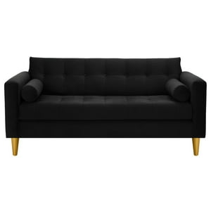 Bodevir - Sofa Retro 3C Felpa 01 Negro