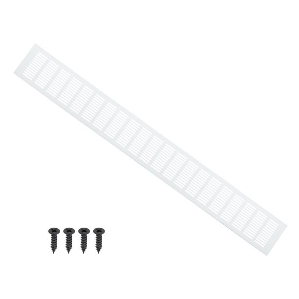 Uxcell 31 x 4" Cubierta de Ventilación de Puerta 1Pcs Rejilla de Ventilación de Alta Resistencia