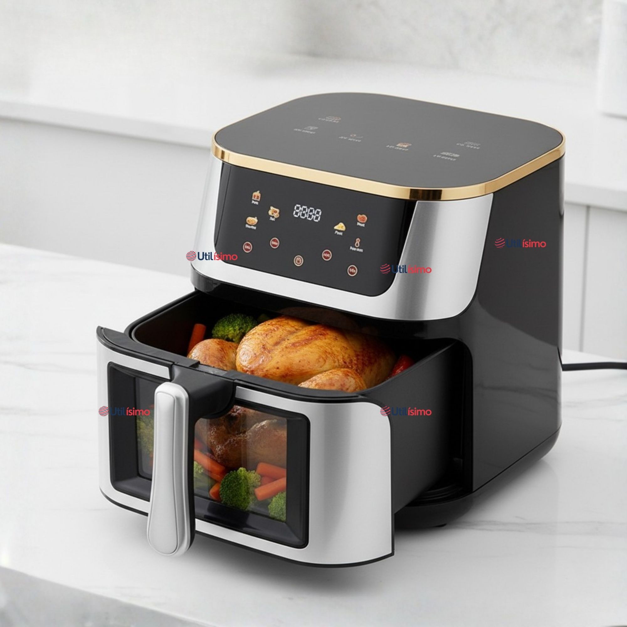 Line - Freidora De Aire Sin Aceite 13.5 Litros Grande Extra Larga 2200W