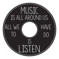 Rienda Libre Graphics - Decomural Music Is All Around Music Ws-44254