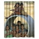 thumbnail image 1 of Cortina de ducha para baño con ganchos de 60 x 72 pulgadas., 1 of 3