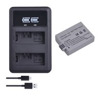 Genérico - Batería Lp-E5 + Cargador Doble Lc-E5 Alternativo Canon