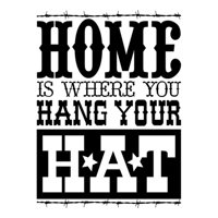 Rienda Libre Graphics - Decomural Home Hang Your Hat Cowboy Ws-17006