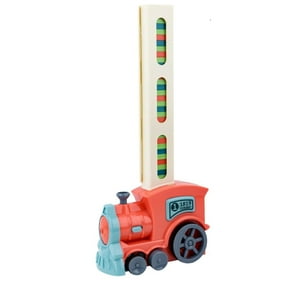 Otuti - Tren Domino Mágico 60 Bloques Con Luces Y Sonidos Rojo