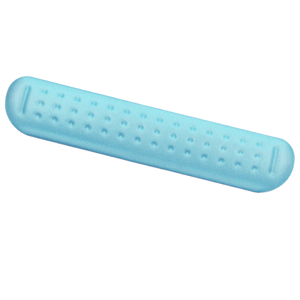 Protector de muñeca para teclado de espuma viscoelástica ultrafina Almohadilla de muñeca ergonómica de gel suave adecuada para computadora, portátil, oficina, juegos, mecanografía