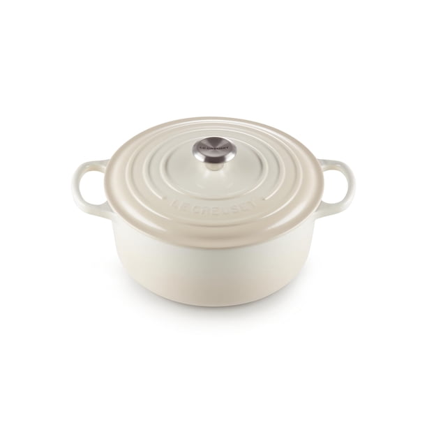Merengue Dutch Oven Le Creuset de hierro fundido esmaltado Signature de 5.5 litros