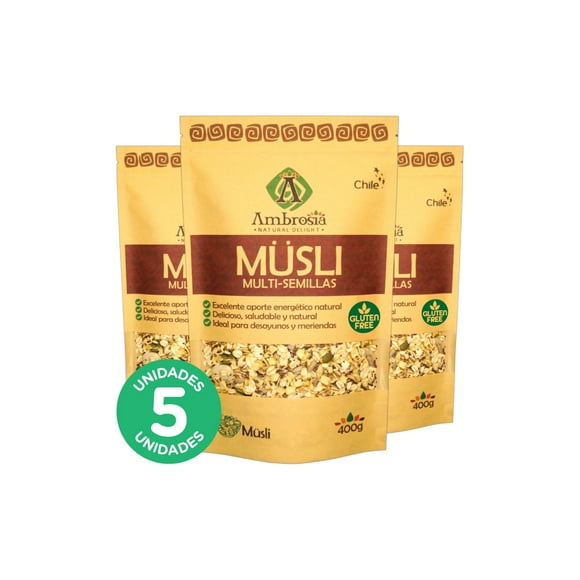Pack 5, Musli Multisemillas 400gr