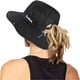 thumbnail image 1 of Sombreros Plegables Con Protección Uv Para Mujer, De Malla Y Ala Ancha, Para Pescar En La Playa, Con Agujero Para La Coleta, 1 of 6