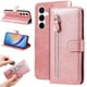 thumbnail image 1 of Funda con Cremallera para Samsung Galaxy A35, Carcasa Cartera de Cuero PU con Soporte y Tarjetero, 1 of 6