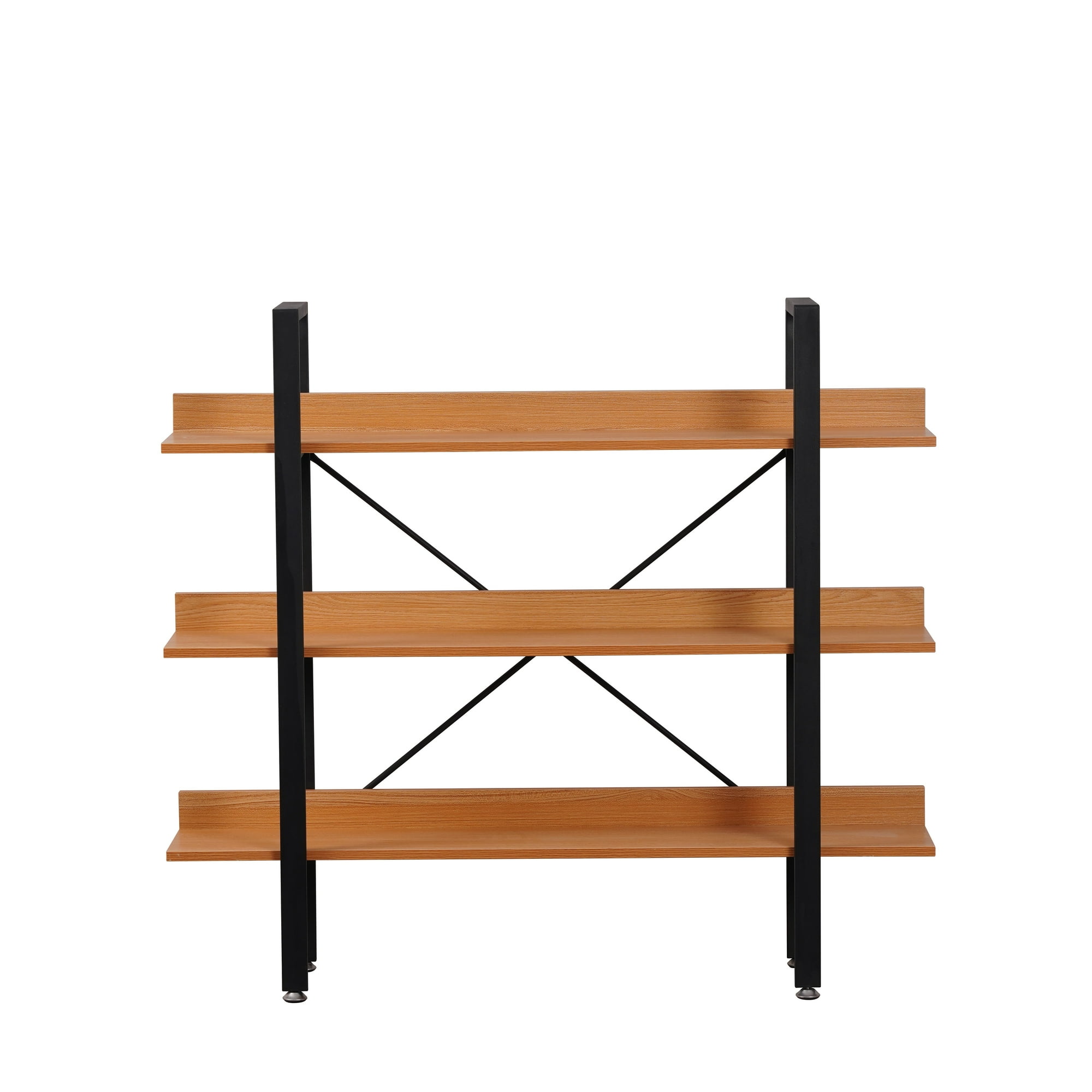 Spazzio - Repisa Iron Line 3 Posiciones Natural 60x28x83 Cm