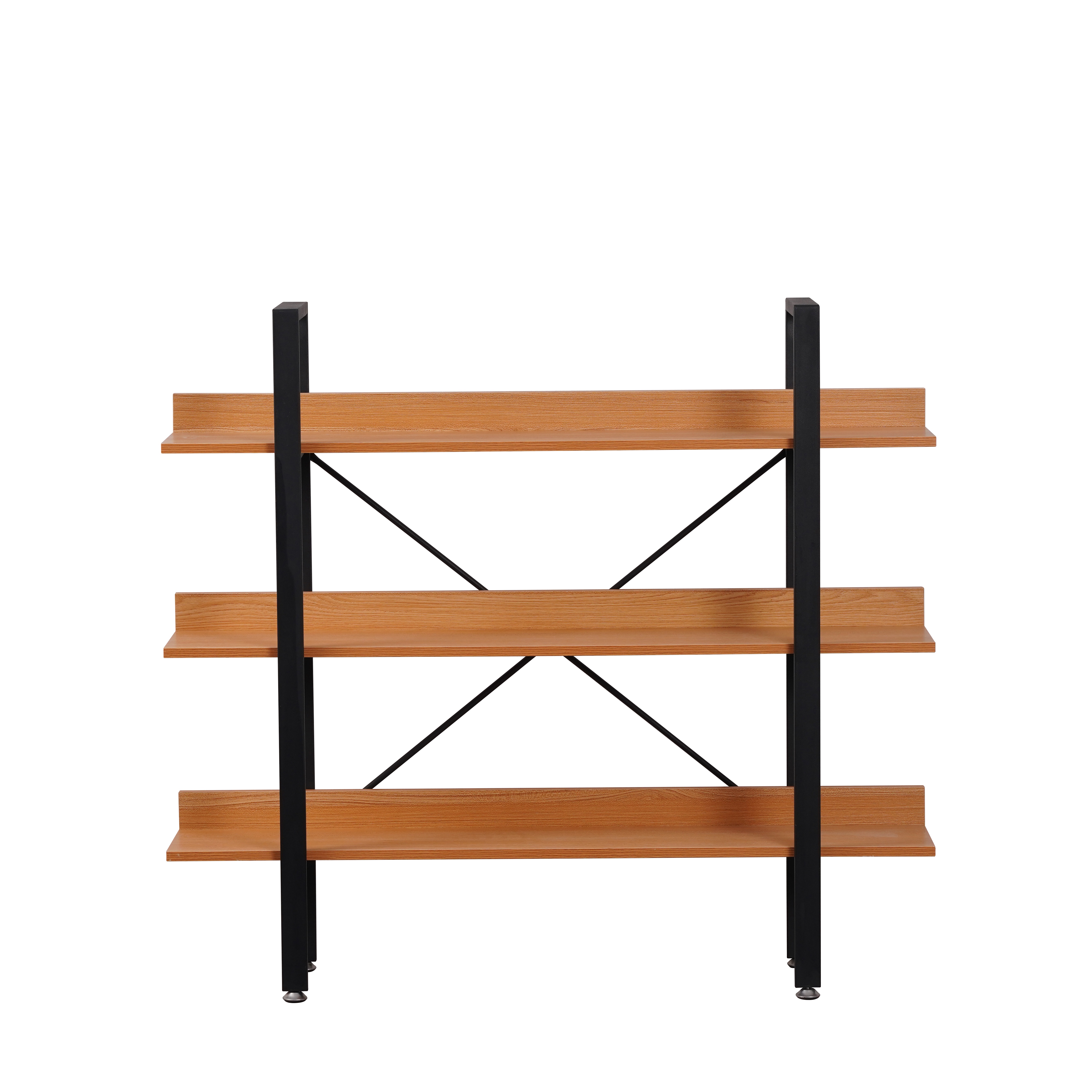 Spazzio - Repisa Iron Line 3 Posiciones Natural 60X28X83 Cm