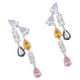 thumbnail image 5 of 2 Uds Pendientes Colgantes Hermosos Coloridos Para Citas De Vacaciones Del Día De San Valentín, 5 of 5