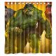 thumbnail image 1 of Cortina de ducha con diseño de Hulk, juego de cortinas de baño con ganchos, tamaño 66 x 72 pulgadas, 1 of 3