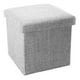 thumbnail image 2 of Puff Silla Cubo Organizador Plegable Multifuncional 38cm Gris, 2 of 3