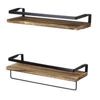 Repisas Flotantes De Madera Belug Modernas Kit X2 Madera