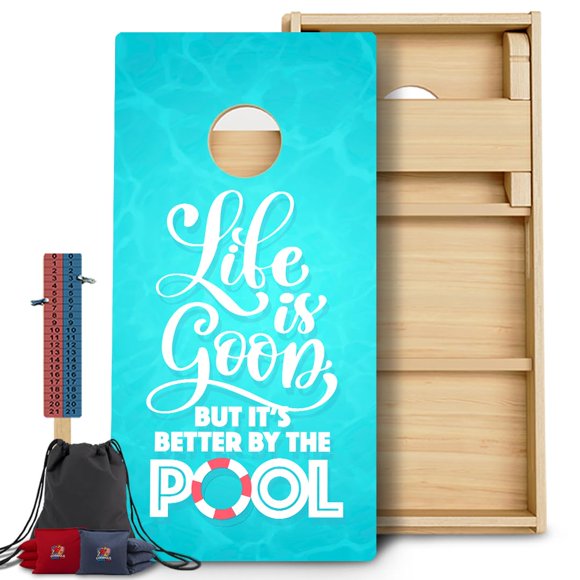 Conjunto de Tablas de Cornhole BackYardGamesUSA Regulación con Bolsas