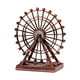 thumbnail image 2 of Escultura Moderna De La Estatua De La Rueda De La Fortuna Giratoria Para El Estante Del Gabinete De La TV De La Mesa Cobre, 2 of 3