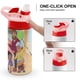 thumbnail image 4 of Nikhil y JayBotella de Agua con Tapa Pop Top de Un Toque, Acero Inoxidable, a Prueba de Fugas, para Deportes, Botella Infantil rosa 12 oz, 4 of 6