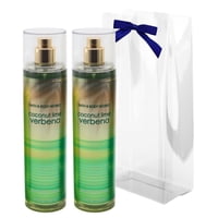 Pack De 2 Brumas Corporales Bath & Body Works Coco, Lima Y Verbena 236 Ml