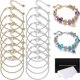 thumbnail image 1 of Pulsera Cadena Snake de 16 Piezas ZYEHXED de 6,5 in, Oro y Plata, 1 of 3