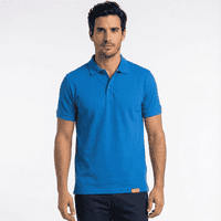 T-World - Polera Polo 60% Algodón Manga Corta Hombre Azulino