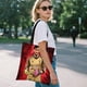 thumbnail image 5 of Gianluigi Donnarumma Bolso de tela con estampado de lienzo para mujer, bolsa de compras reutilizable y estética, con cremallera interior, regalo para mujer, 35 × 40 cm., 5 of 6