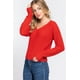 thumbnail image 5 of Dolman Slv Suéter con Espalda Abierta y Tiras, 5 of 5