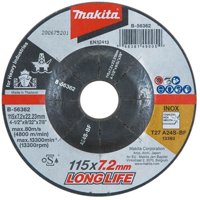 Makita - Disco Desbaste Metal/Inox 115X22,23Mm A24S Trabajo Pesado