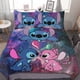 thumbnail image 1 of Stitch Bedding Duvet Cover Anime Bedding Sets 3D Printed Lightweight 3 Pieces Comforter Cover Sets, 1 of 3