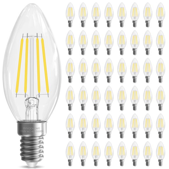 Bombilla LED GvvooHome E12 40W equivalente 5000K Luz Diurna